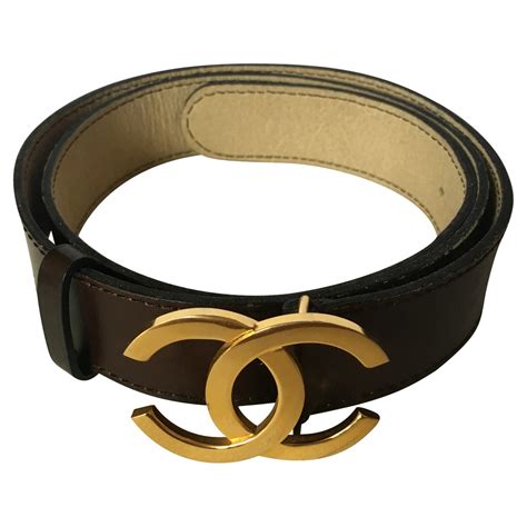 how to insert belt buckle with hole chanel|genuine leather chanel belt women.